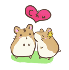 Yuru2 Hamster sticker #761872