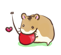 Yuru2 Hamster sticker #761894