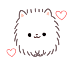 Pomeranian Mochi sticker #762063