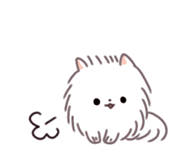 Pomeranian Mochi sticker #762079