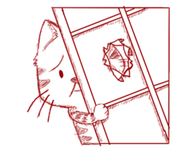 The cat which is troubled sticker #762406