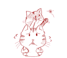 The cat which is troubled sticker #762410