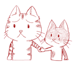 The cat which is troubled sticker #762412