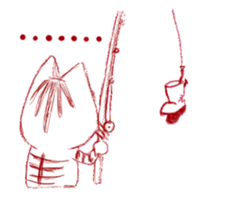 The cat which is troubled sticker #762418