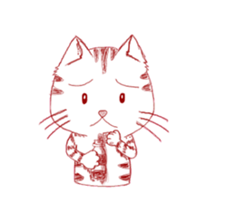 The cat which is troubled sticker #762422