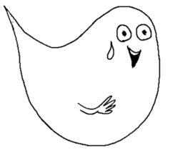 balloon ghost 4 sticker #762563