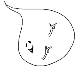 balloon ghost 4 sticker #762581