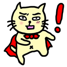 the cat which attached the red mantle sticker #762624