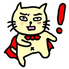 the cat which attached the red mantle sticker #762624