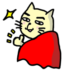 the cat which attached the red mantle sticker #762625