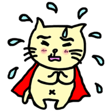 the cat which attached the red mantle sticker #762626