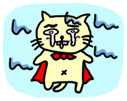 the cat which attached the red mantle sticker #762627