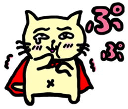 the cat which attached the red mantle sticker #762628