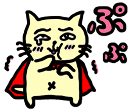 the cat which attached the red mantle sticker #762628