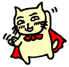 the cat which attached the red mantle sticker #762629