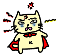 the cat which attached the red mantle sticker #762633