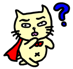 the cat which attached the red mantle sticker #762634