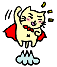 the cat which attached the red mantle sticker #762641