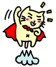 the cat which attached the red mantle sticker #762641