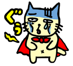 the cat which attached the red mantle sticker #762651