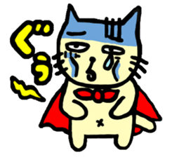 the cat which attached the red mantle sticker #762651