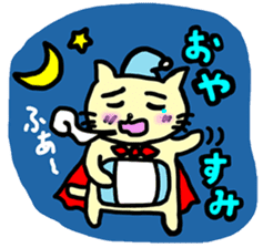 the cat which attached the red mantle sticker #762662