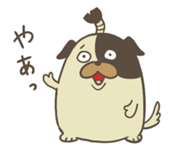 Samurai dog sticker #762943