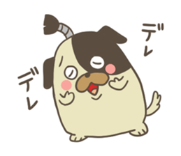 Samurai dog sticker #762944