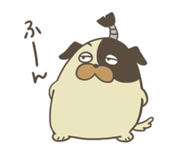 Samurai dog sticker #762946
