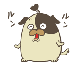 Samurai dog sticker #762949
