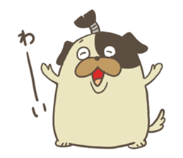 Samurai dog sticker #762953
