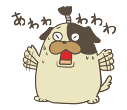 Samurai dog sticker #762955