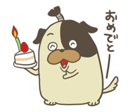 Samurai dog sticker #762956