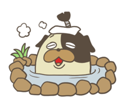 Samurai dog sticker #762959