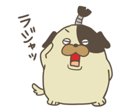Samurai dog sticker #762964