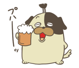 Samurai dog sticker #762968