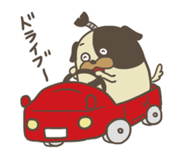 Samurai dog sticker #762975