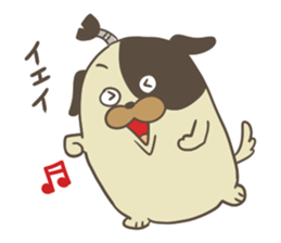 Samurai dog sticker #762976