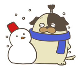 Samurai dog sticker #762978