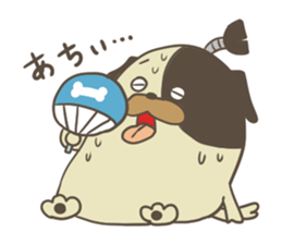 Samurai dog sticker #762979
