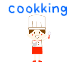 girl and rabbit sticker #764394