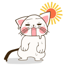 Love Cat expressive daily life sticker #764427