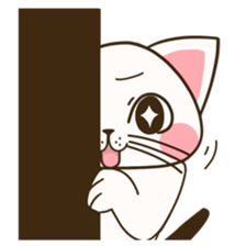 Love Cat expressive daily life sticker #764429