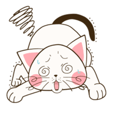 Love Cat expressive daily life sticker #764433