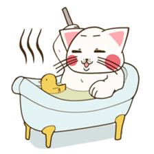 Love Cat expressive daily life sticker #764436