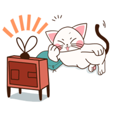 Love Cat expressive daily life sticker #764437