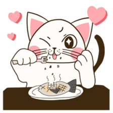 Love Cat expressive daily life sticker #764451
