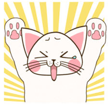 Love Cat expressive daily life sticker #764453