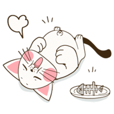 Love Cat expressive daily life sticker #764454