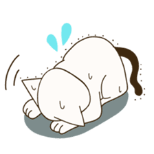 Love Cat expressive daily life sticker #764455